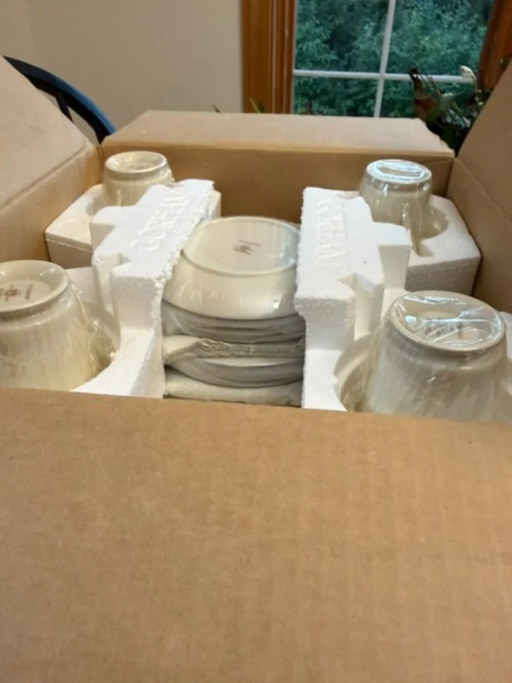 Vintage Gorham Rondelle Platinum Banded 20 Pc China Set w/ Covered Casserole